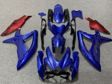 Discount 2008-2010 Blue Red Suzuki GSXR 600 / GSXR 750 Motorcycle Fairings Canada
