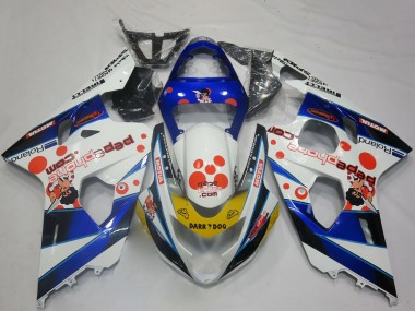 Discount 2004-2005 White Blue Red Yellow Black Dark Dog Suzuki GSXR 600 / GSXR 750 Motorcycle Fairings Canada
