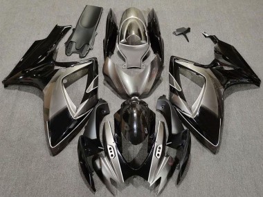 Discount 2006-2007 Dark Silver Glossy Black Suzuki GSXR 600 / GSXR 750 Motorcycle Fairings Canada