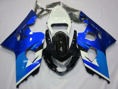 Discount 2004-2005 White Blue Black Suzuki GSXR 600 / GSXR 750 Motorcycle Fairings Canada