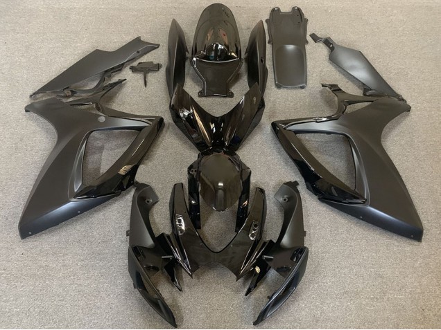 Discount 2006-2007 Glossy Black Matte Black Suzuki GSXR 600 / GSXR 750 Motorcycle Fairings Canada