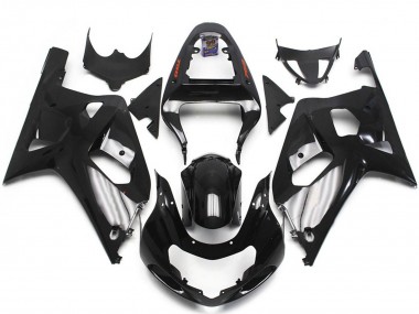 Discount 2001-2003 Glossy Black Silver Suzuki GSXR 600 / GSXR 750 Motorcycle Fairings Canada
