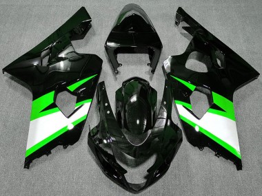 Discount 2004-2005 Glossy Black Green White Suzuki GSXR 600 / GSXR 750 Motorcycle Fairings Canada