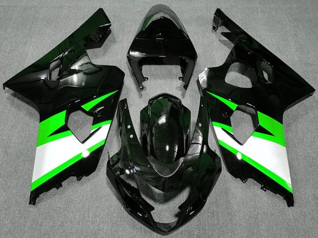 Discount 2004-2005 Glossy Black Green White Suzuki GSXR 600 / GSXR 750 Motorcycle Fairings Canada