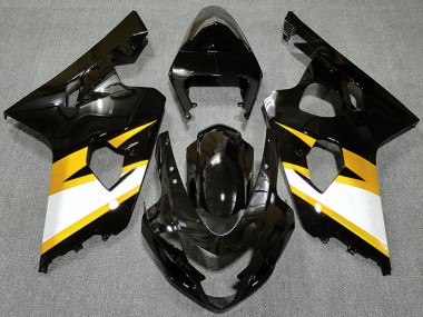 Discount 2004-2005 Glossy Black Yellow White Suzuki GSXR 600 / GSXR 750 Motorcycle Fairings Canada