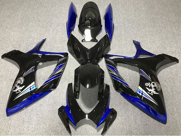 Discount 2006-2007 Blue Glossy Black Suzuki GSXR 600 / GSXR 750 Motorcycle Fairing Canada