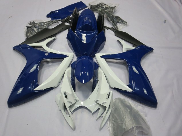 Discount 2006-2007 Blue White Black Suzuki GSXR 600 / GSXR 750 Motorcycle Fairings Canada
