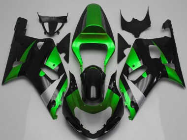 Discount 2001-2003 Green Silver Glossy Black Suzuki GSXR 600 / GSXR 750 Motorcycle Fairing Canada