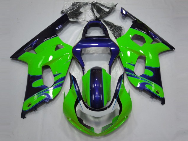 Discount 2001-2003 Green Blue Black Suzuki GSXR 600 / GSXR 750 Motorcycle Fairings Canada