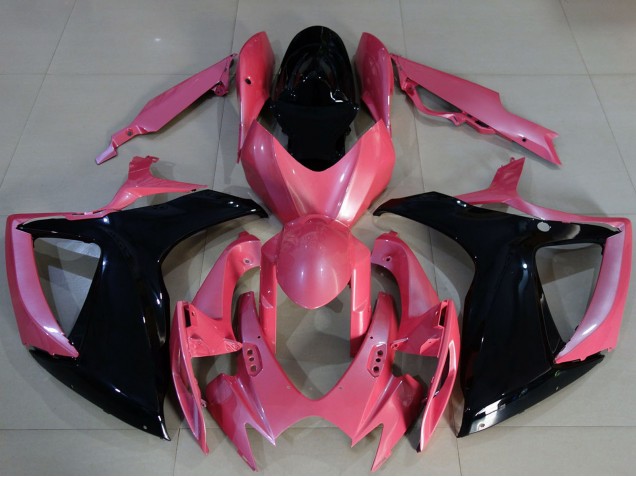 Discount 2006-2007 Pink Glossy Black Suzuki GSXR 600 / GSXR 750 Motorcycle Fairings Canada