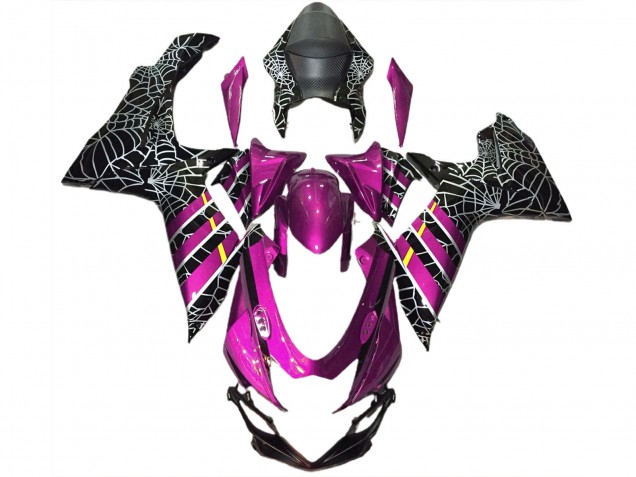 Discount 2011-2024 Pink Black Spider Suzuki GSXR 600 / GSXR 750 Motorcycle Fairings Canada