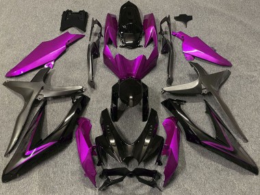 Discount 2008-2010 Pink Glossy Black Matte Black Suzuki GSXR 600 / GSXR 750 Motorcycle Fairings Canada