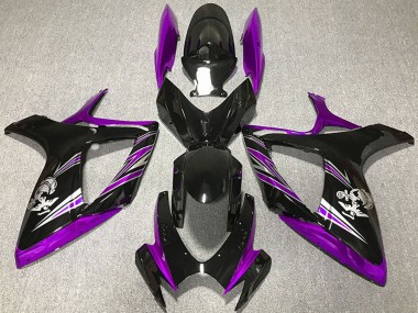 Discount 2006-2007 Purple Glossy Black Suzuki GSXR 600 / GSXR 750 Motorcycle Fairing Canada