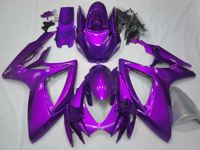 Discount 2006-2007 Plain Glossy Purple Suzuki GSXR 600 / GSXR 750 Motorcycle Fairings Canada