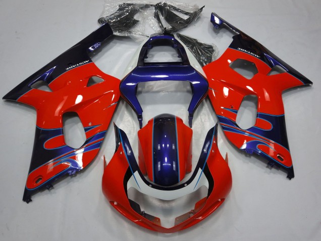 Discount 2001-2003 Red Blue Glossy Black Suzuki GSXR 600 / GSXR 750 Motorcycle Fairings Canada