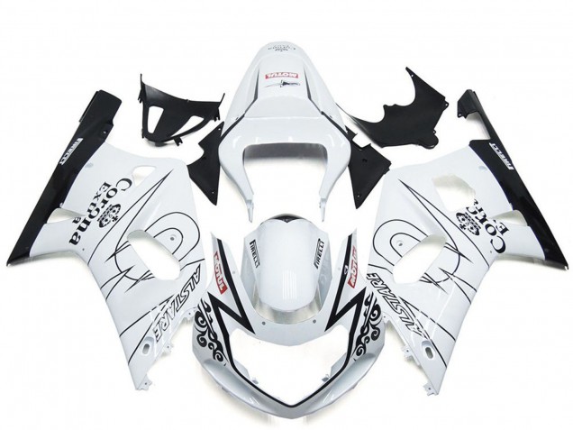 Discount 2001-2003 White Black Corona Alstare Suzuki GSXR 600 / GSXR 750 Motorcycle Fairing Canada