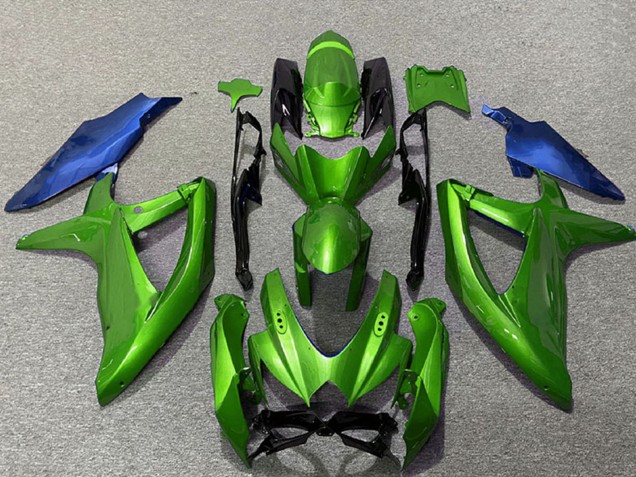Discount 2008-2010 Green Blue Suzuki GSXR 600 / GSXR 750 Motorcycle Fairings Canada