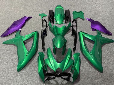 Discount 2008-2010 Green Purple Suzuki GSXR 600 / GSXR 750 Motorcycle Fairings Canada
