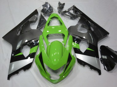Discount 2004-2005 Green Silver Glossy Black Suzuki GSXR 600 / GSXR 750 Motorcycle Fairing Canada