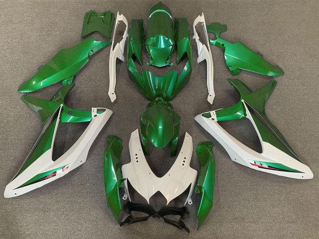 Discount 2008-2010 White Green OEM Style Suzuki GSXR 600 / GSXR 750 Motorcycle Fairings Canada