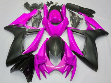 Discount 2006-2007 Pink Matte Black Suzuki GSXR 600 / GSXR 750 Motorcycle Fairing Canada