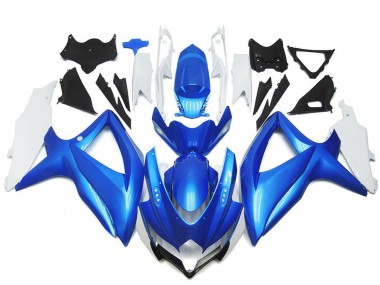 Discount 2008-2010 White Light Blue Suzuki GSXR 600 / GSXR 750 Motorcycle Fairings Canada