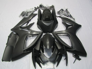 Discount 2006-2007 Matte Black Suzuki GSXR 600 / GSXR 750 Motorcycle Fairings Canada