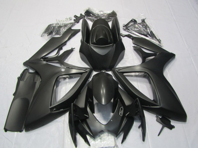 Discount 2006-2007 Matte Black Suzuki GSXR 600 / GSXR 750 Motorcycle Fairings Canada