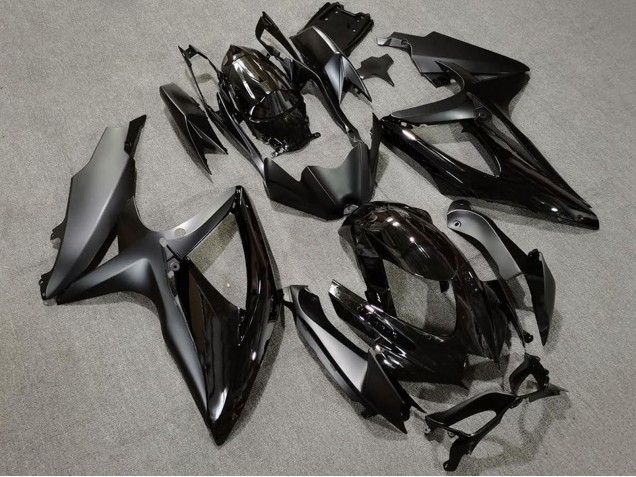 Discount 2008-2010 Glossy Black Matte Black Suzuki GSXR 600 / GSXR 750 Motorcycle Fairings Canada