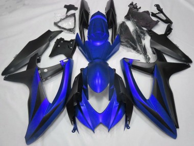 Discount 2008-2010 Blue Matte Black Suzuki GSXR 600 / GSXR 750 Motorcycle Fairings Canada
