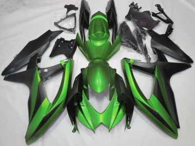 Discount 2008-2010 Green Matte Black Suzuki GSXR 600 / GSXR 750 Motorcycle Fairings Canada