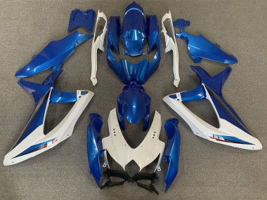 Discount 2008-2010 White Blue OEM Style Suzuki GSXR 600 / GSXR 750 Motorcycle Fairings Canada