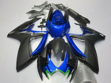 Discount 2006-2007 Blue Matte Black Green OEM Style Suzuki GSXR 600 / GSXR 750 Motorcycle Fairings Canada