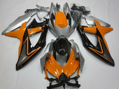 Discount 2008-2010 Silver Orange Glossy Black Suzuki GSXR 600 / GSXR 750 Motorcycle Fairings Canada