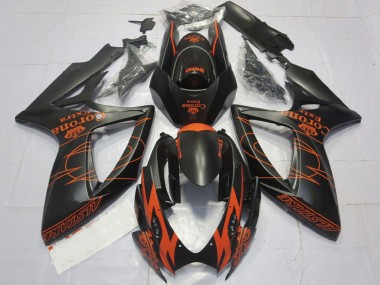 Discount 2006-2007 Matte Black Orange Corona Extra Alstare Motul Suzuki GSXR 600 / GSXR 750 Motorcycle Fairings Canada