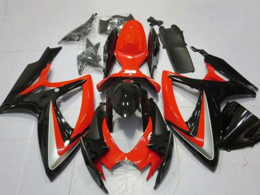 Discount 2006-2007 Red Silver Glossy Black Suzuki GSXR 600 / GSXR 750 Motorcycle Fairings Canada