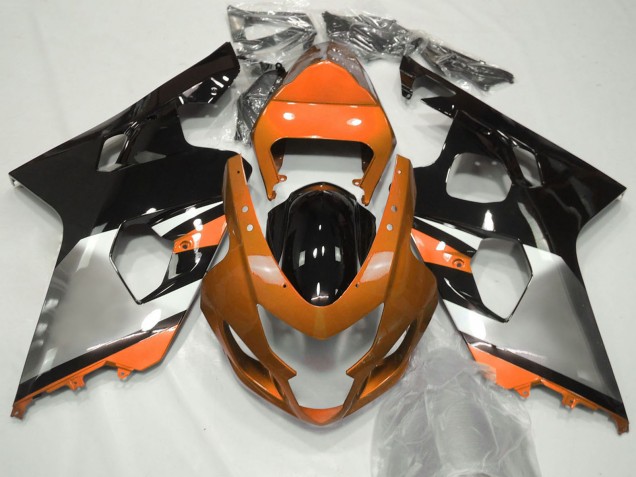 Discount 2004-2005 Orange Silver Black Suzuki GSXR 600 / GSXR 750 Motorcycle Fairings Canada