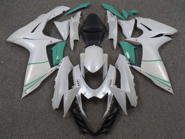 Discount 2011-2024 Pearl White and T Blue Suzuki GSXR 600 / GSXR 750 Motorcycle Fairings Canada
