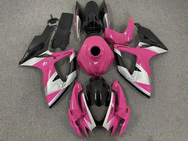 Discount 2006-2007 Pink Silver Glossy Black Suzuki GSXR 600 / GSXR 750 Motorcycle Fairings Canada