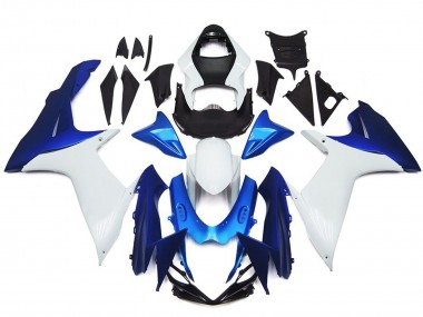 Discount 2011-2024 White Blue Suzuki GSXR 600 / GSXR 750 Motorcycle Fairings Canada