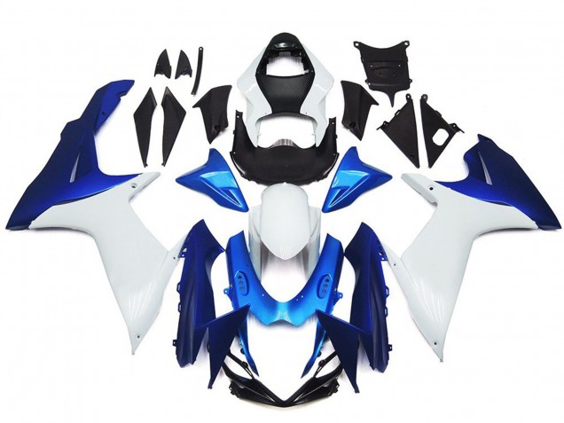 Discount 2011-2024 White Blue Suzuki GSXR 600 / GSXR 750 Motorcycle Fairings Canada