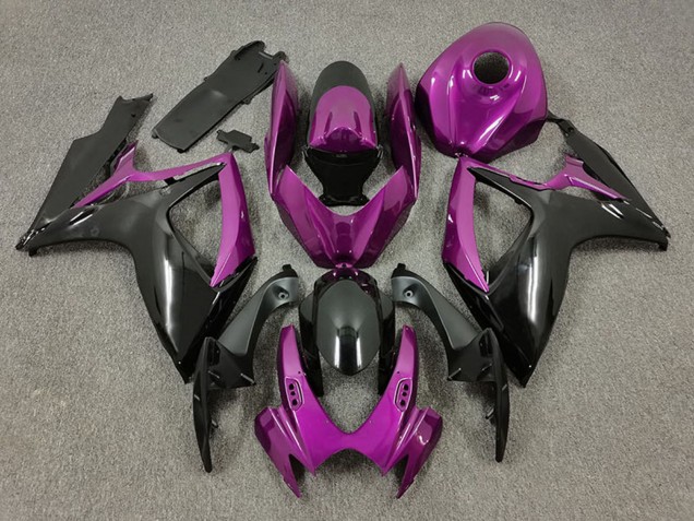 Discount 2006-2007 Purple Black Suzuki GSXR 600 / GSXR 750 Motorcycle Fairings Canada