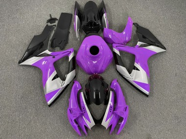 Discount 2006-2007 Purple Silver Glossy Black Suzuki GSXR 600 / GSXR 750 Motorcycle Fairings Canada