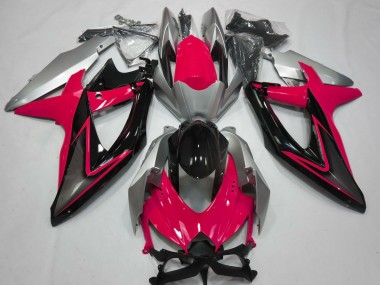 Discount 2008-2010 Silver Red Glossy Black Suzuki GSXR 600 / GSXR 750 Motorcycle Fairings Canada