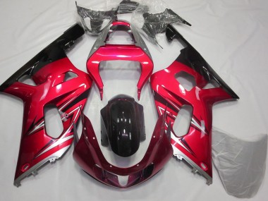 Discount 2001-2003 Red Silver Glossy Black Suzuki GSXR 600 / GSXR 750 Motorcycle Fairings Canada