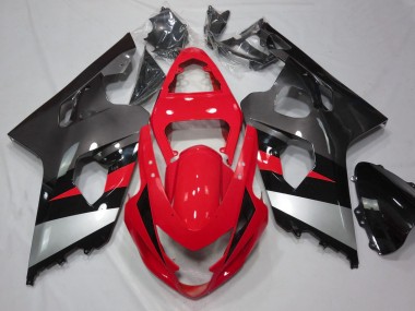 Discount 2004-2005 Red Silver Black Suzuki GSXR 600 / GSXR 750 Motorcycle Fairings Canada
