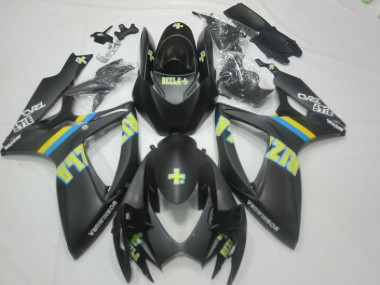Discount 2006-2007 Matte Black Blue Yellow Rizla Suzuki GSXR 600 / GSXR 750 Motorcycle Fairings Canada