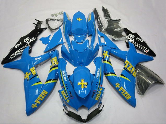 Discount 2008-2010 Blue Black Gold Rizla Suzuki GSXR 600 / GSXR 750 Motorcycle Fairings Canada