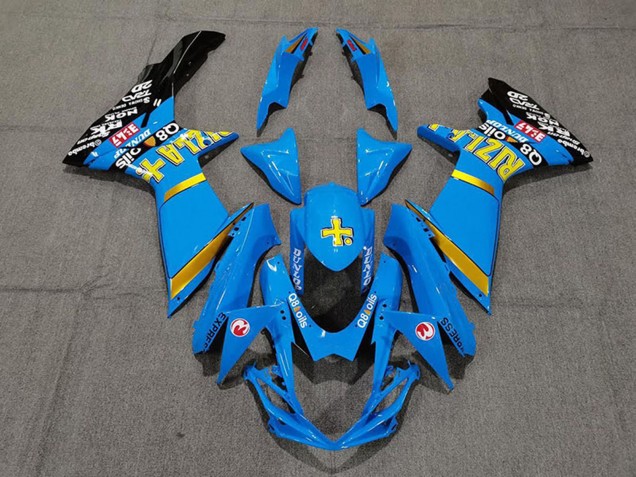Discount 2011-2024 Blue Yellow Gold Black Rizla Suzuki GSXR 600 / GSXR 750 Motorcycle Fairings Canada