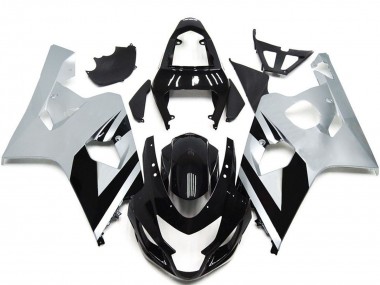 Discount 2004-2005 White Glossy Black OEM Style Suzuki GSXR 600 / GSXR 750 Motorcycle Fairings Canada